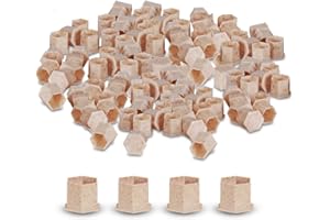 INKin Tapas de Tinta para Tatuajes Biodegradables - 200 Piezas Medianas 12 mm 200 Unidades, Tapas Ecológicas, Tazas de Tinta para Tatuajes con Base para Agujas de Tatuaje (12 mm-medianas)