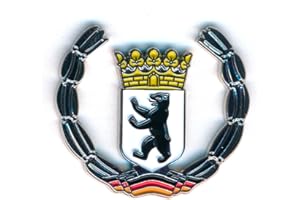 HEGIBAER Berlin Wappen Deutschland Symbol Flagge Metall Button Badge Pin Anstecker 0439