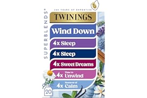 Twinings Wind Down Collection Tea Selection for Relaxation, Sleep, Calm & Unwind, 20 Tea Bags