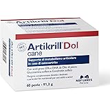 NBF Lanes | Artikrill Dol Cane, 60 Perle Appetibili, Supporto Metabolismo Articolare in Caso di Osteoartrite del Cane Adulto 
