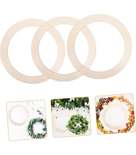 Set Di 10 Anelli In Legno Di Bambù Naturale Per Macramè E Acchiappasogni - Diametro 15 Cm - Ideali Per Decorazioni Fai Da Te E Matrimoni