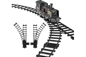 Hot Bee 2 Pares De Vías De Tren Accesorios Juguetes Ferroviarios Vías De Tren (Ancho De Vía: 5 Cm/1,96 Pulgadas)