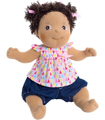 Bambola Morbida Rubens Barn Tim - Alta 36 Cm, In Pile Rosso, Lavabile, Per Bambini Da 0 Anni In Su