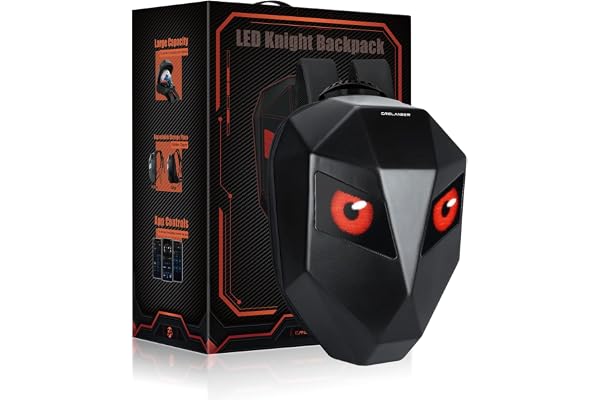 Crelander Sac à dos de moto, LED programmable, sac à dos pour ordinateur portable, sac à dos pour casque