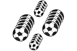 LEUUD 16 Parches de Bordado De Fútbol, Pegatinas de Fútbol, Parche Bordado de Balón ee Fútbol, Parches para Ropa, Decoración ee Dibujos Animados, Parches de Bricolaje Coser