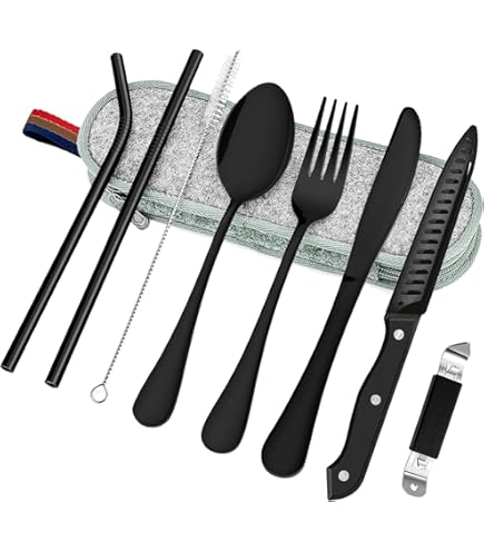 Couverts De Camping TEAMFAR - 9 Pièces - Couverts De Voyage