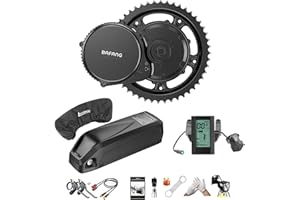 BAFANG 750W 48V Mid Motor Kit di conversione bici elettrica Kit eBike fai-da-te con batteria 18Ah 17.5Ah 13Ah 12Ah 10Ah per Mountain Road Bike, Mid Drive Converter per adulti, BB68/100mm