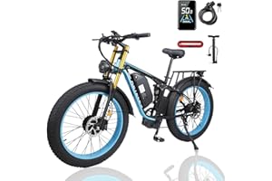 Kinsella 26''Fat Tire Electric Bike Off-road Mountain E-Bike 23Ah Lithium Battery Hydraulic Disc Brake K800 Pro Electric Bicycle