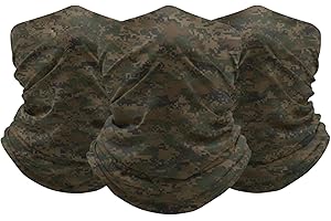 FUN FAN LINE - Pack x3 Bandana multi-usages dans une couleur de votre choix. Masque de protection, culotte ou cache-cou