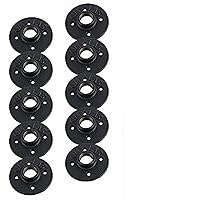 Allright 10x 3/4" Zoll Bohrungen Gewindeflansch Rohrflansch Flansch Temperguss Heizung