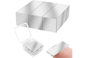 Comzantor 30 Pezzi Calamite Potenti Piccole, Magneti Adesivi Potenti Piccoli, Magnete Potente Rettangolare, Calamita Potente Adesiva, Utilitymagnet, per Frigorifero, Artigianato