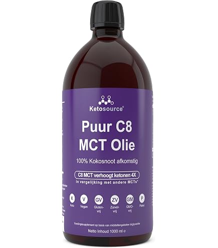 HIRO.LAB Keto MCT Oil C8-400ml : Amazon.nl: Gezondheid