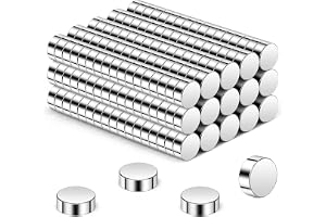Wukong Hantverksmagneter 5 x 2 mm – 250 st mini rund magnet för gör-det-själv, modeller, kylskåp, hem och kontor