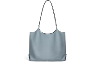 Cnoles Damen Shopper Leder Tote Bag Handtasche Groß Damen Schultertasche für Büro Schule Einkauf