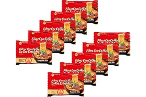 YIJIA Komeya | Pack 10 Ramen Fideos Instantáneos Sabor Ternera - Instant Noodle Tallarines Coreano
