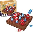 AM ANNA Board Game, Tic Tac Toe Game Children's Educational Puzzle Game Toys, Parent-child Early Education and Leisure and Entertainment Family Interactive Board Game Classic Board Game