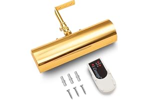 CONCEPT2 Concept Lighting 201L Cordless Remote Control LED Picture Light Polished Brass, Small