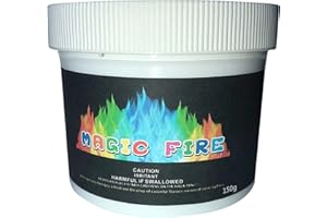 DASG Magical Flames Create Colorful & Vibrant Flames for Fire Pit,A Vibrant Rainbow-colored Flame for Bonfire Party Magic Long Lasting Colour Changing Flame Display Dust Powder