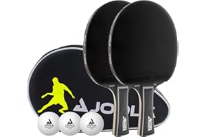 JOOLA Tischtennis Set inklusive Tischtennisschläger, Tischtennisbälle, Tischtennishülle, Tischtennisnetz, ITTF zugelassen