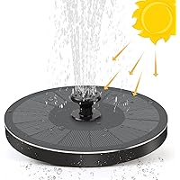 FRECOO Solar Springbrunnen, Solar Teichpumpe Outdoor Schwimmender Fontäne Pumpe mit 2.2W Solar Panel Garten für…
