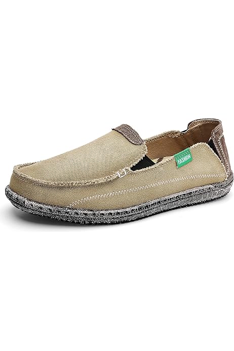 Boat Shoes Canvas Shoes Mens Amazon Crossover Elastic Lace Moc Toe