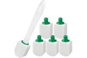 ANOMM 6 Pezzi Pietra Pomice Detergente WC, Pulizia Pietra Detergente Con 1 Manico, Pietra Per La Pulizia Della Toilette, Pumice Stone Per La Pulizia Della Toilette, Lavandino, Piscine, Cucine, Bagno