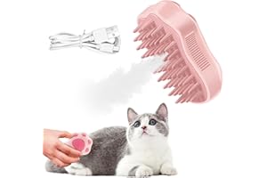 OneNine Spazzola per gatti con vapore, Steamy Brush gatto, spazzola per gatti con acqua, spazzola a vapore per cani, spazzola a vapore Cat Steamy Brush per massaggi, cura e depilazione, Steam Brush