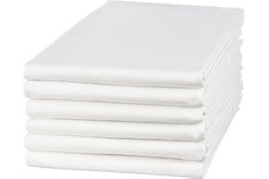 PREMIUMSHOP321 MOON - Betttuch/Bettlaken 150x250 cm weiß ohne Gummizug aus 100% Baumwolle ca. 140g/m²