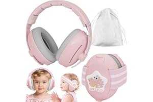 Sunshine smile 2 in 1 Gehörschutz Baby Kopfhörer,Baby Gehörschutz 0-4 Jahre
