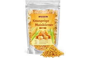 Feinwälder® 1kg Geröstete Maiskörner extra knusprig - Gerösteter Mais-Snack gesalzen für Party´s oder unterwegs - Maissnack, Mais-Körner (1 kg, Salz)
