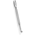 Bluesky Cuticle Pusher Tool and Nail Cleaner, Professional, Double Ended, Metal, Stainless Steel, Gel Nail Polish Remover, Scraper