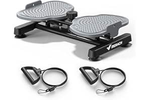 ‎MERACH MERACH Hüfttwister, Twist Waist Disc Borad für Frauen, Bauchmuskeltrainer mit 2 Widerstandsbändern für Schlanke Taille & Core-Training, Max 136KG, Geräuschloses Heim-Fitnessgerät