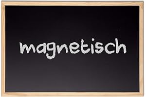 ‎SCHOOL-MAXX Kreidetafel 40 x 60 cm magnetisch mit Holzrahmen