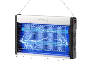 YISSVIC Lampa przeciw komarom Elektryczna lampa UV LED, zabijanie owadów w pomieszczeniach przeciw komarom, muchom i innym latającym owadom 2M