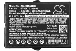 CAMERON SINO CS-KUT692BL Batteries 600mAh Compatible avec [IKUSI] 2303692, ATEX transmitters, RAD-TS, T70 1 ATEX, T70 2 ATEX handhelds, T70-1, T70-2, T71, T72 ATEX transmitters, TM70, TM70 Rang