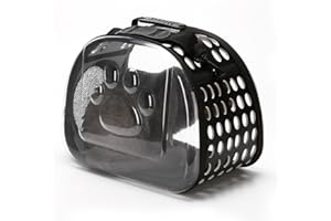 PETCUTE Trasportín para Gatos Bolsa de Transporte para Gatos de Viaje para Mascotas Portador para Gatos Plegables