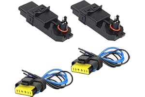 PARTSLINE Lot 2 Kits de Réparation Avec Boitier Module Confort Temic Lève-Vitre Electrique + Prise Fiche compatible pour CLIO 3 ESPACE 4 LAGUNA 2 MEGANE 2 SCENIC 2-440788 440746