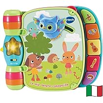 VTech Luna Luce Notturna Bambini - Proiettatore Con Melodie E Suoni Nature - Foto 8