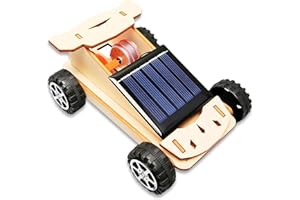 PROBUK Kit De Construction Voiture Solaire en Bois DIY - Jouet Éducatif Scientifique pour Enfants 8 Ans Et Plus, Puzzle 3D Robot Cadeau Garçon Fille Noël Anniversaire