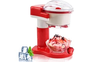 ZJYUFY Elektrische Eiscrusher Slushy Maker Slush Maschine Eiswürfelzerkleinerer für Home Bar Küche Shaved Ice Schneekugeln Slushies