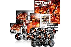 GENERIC Insanity 60 Day Total Body Conditioning Program Deluxe kit,Include 14 DVD Workout Exercise Videos,Fitness Guide, Nutrition Plan&Exercises Calendar