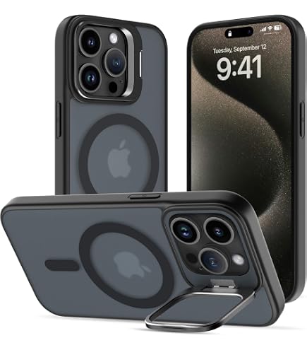 Custodia Beeasy Per IPhone 15 Pro Max Con Cavalletto E Pellicola