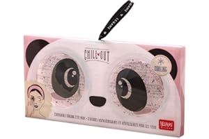 Legami - Chill Out, Dischetti Occhi Rinfrescanti e Riutilizzabili, 2 Dischetti per Occhi con Effetto Lenitivo, Tema Panda, Immediato Sollievo dopo una Decina di Minuti dall'Applicazione