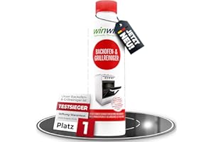 winwinCLEAN® Backofenreiniger & Grillreiniger [Testsieger Stiftung Warentest] Starker Intensivreiniger & Fettlöser für hartnäckige Ablagerungen I Backofen, Gasgrill, Ceranfeld – Original-0,5L