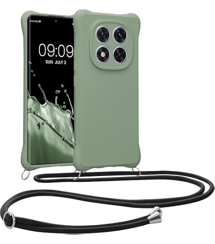 Funda De Silicona Con Cuerda Colgante Para Xiaomi Redmi Note 14 Pro 5G / Poco X7 5G - Ajustable, Antigolpes, Diseño Fino, Cuerda De 1.5m (negro)
