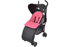 FOR YOUR LITTLE ONE Footmuff/Cosy Toes Cosy Toes Buggy Pushchair Stroller Pram Buggy Dark Pink
