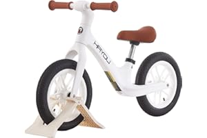 Yudith 12" Balance Bike LED No Pedal Walking Balance Bike Training Bicycle for Kids and Toddlers 2-6 Years Old
