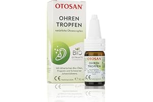 OTOSAN natürliche Ohrentropfen 10ml mit ätherischen Ölen, Propolis und Schwarzer Johannisbeere | lindernd bei Ohrenschmerzen | Medizinprodukt