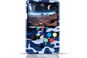 WeLohas Handheld Gaming Console, 10 Classic Emulator, Electronic 3D Game Consoles, 10,000+ Video Games Preloaded, 64GB TF Card, 3.0 Inch HD Screen, Rechargeable & Portable, Gameboy Console for Kids,