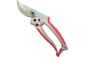 PETAL POWER Ladies Garden Secateurs - Lightweight Super-Strong Pruners - 7" for Small Hands & 8" for Medium - Large Hands - Perfect ladies Gardening Gift - (7", Pink)
